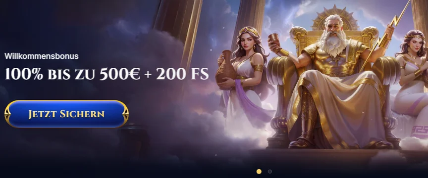 Cazeus — 100% hasta 500 € + 200 giros gratis